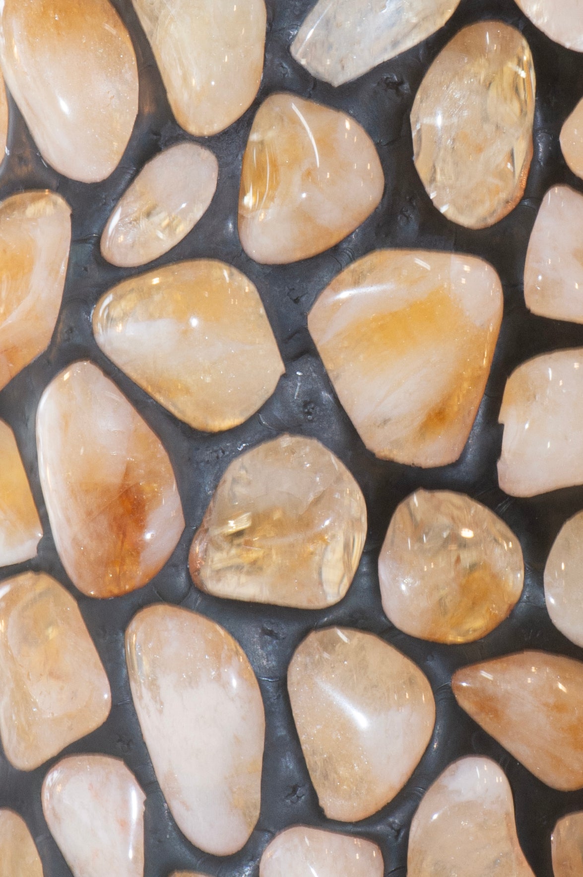 Genuine Citrine Gemstone Lamp