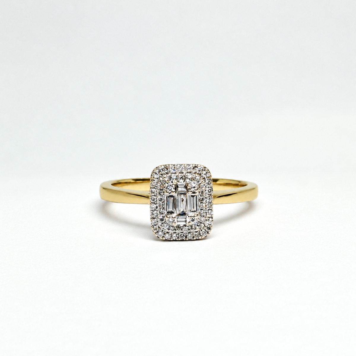 9ct Gold Diamond Ring