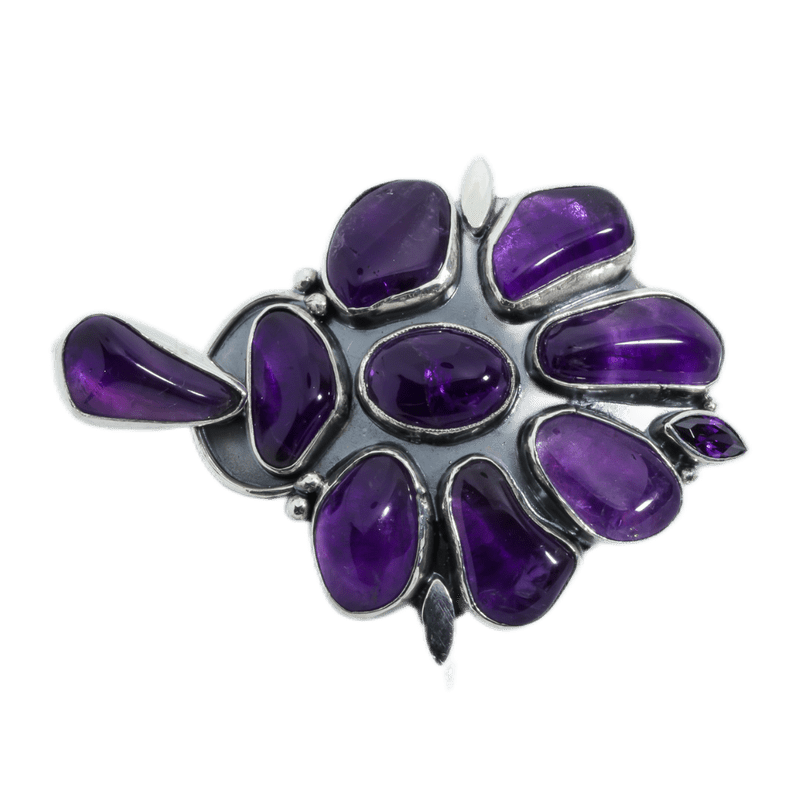 Majestic Amethyst Cluster Pendant