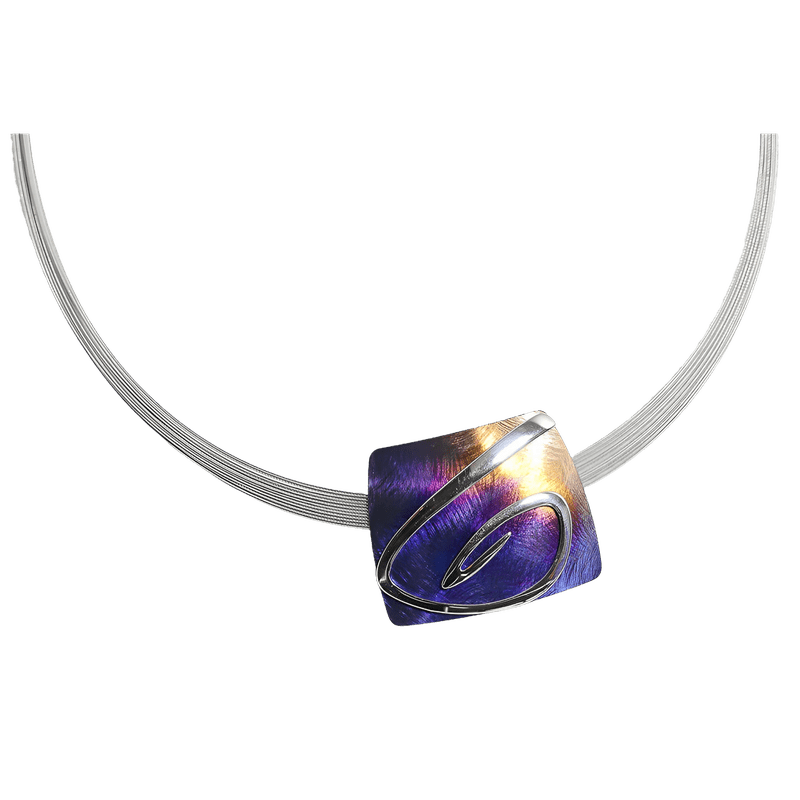 Eclipse Titanium Statement Necklace