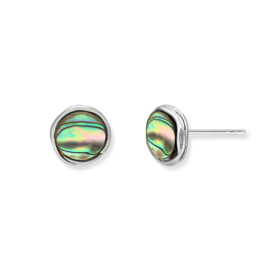 MOP Sterling Silver Stud Earrings