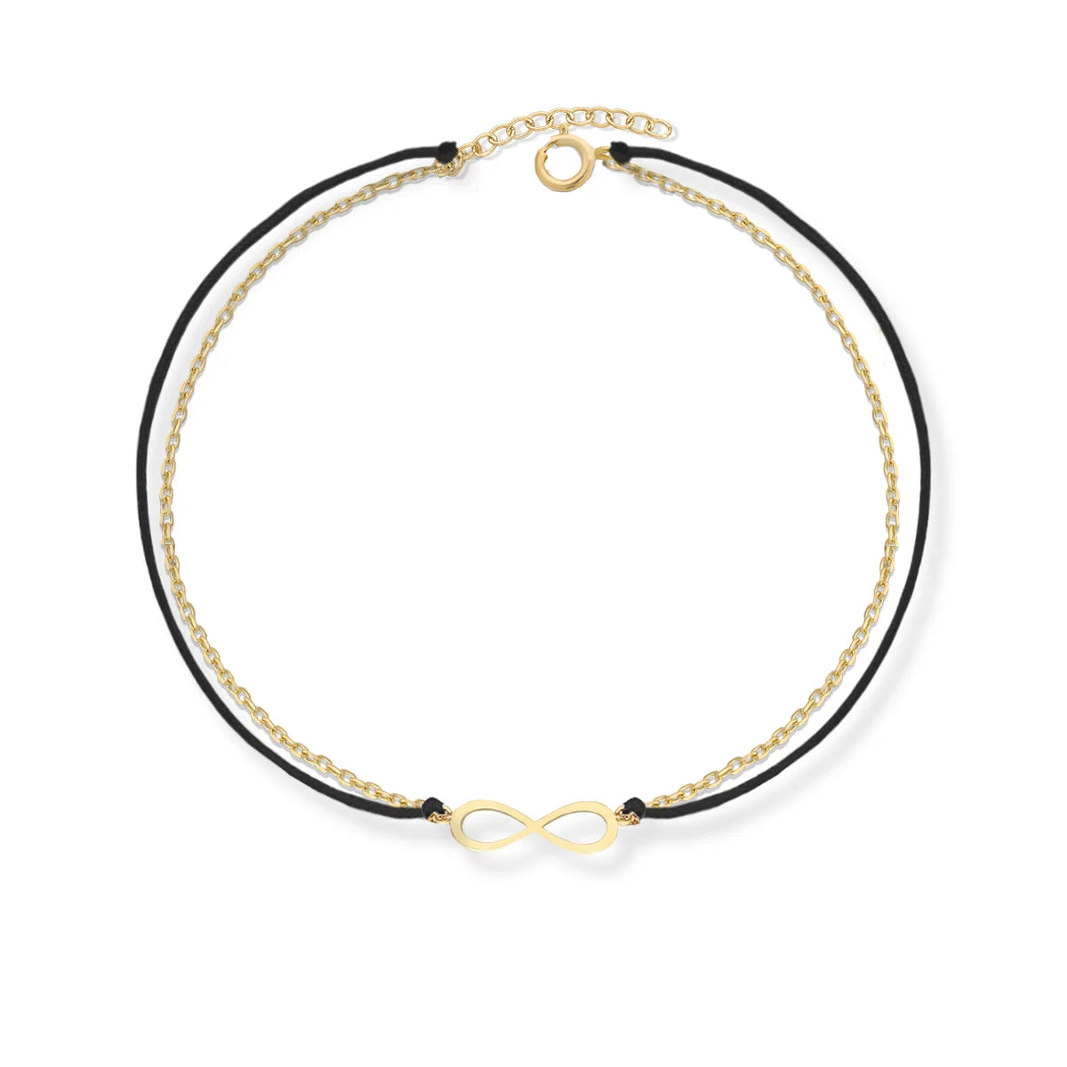 24ct Gold Plated Chain & String Bracelet