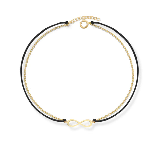 24ct Gold Plated Chain & String Bracelet