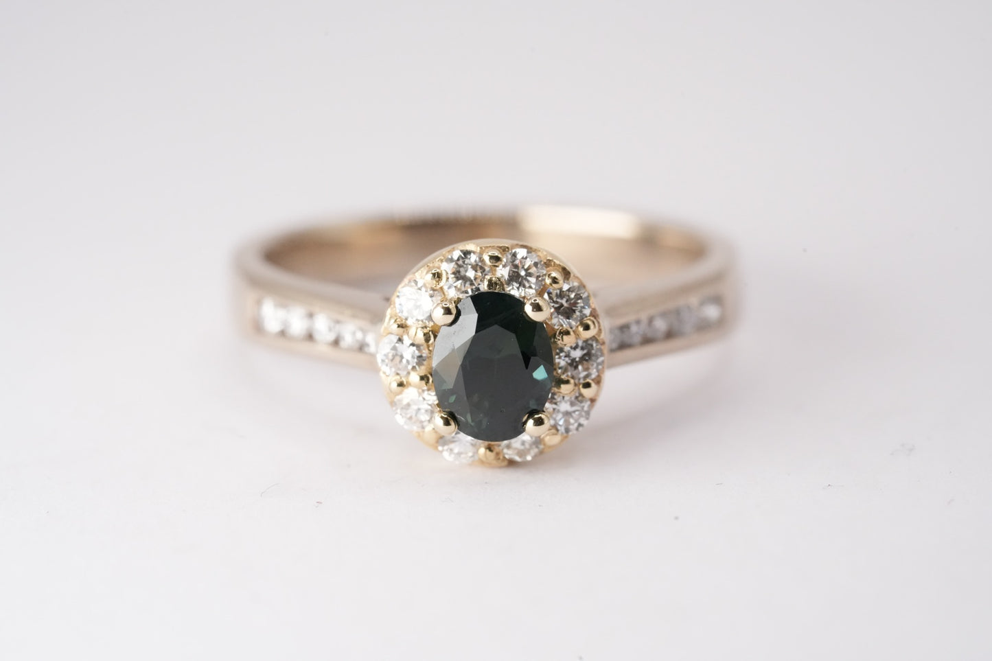 Black Diamond in 18ct White Gold