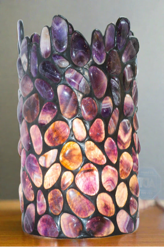 Genuine Amethyst Gemstone Lamp