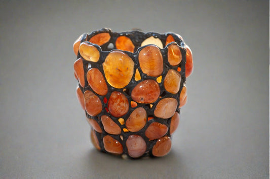 Handmade Citrine Tealight