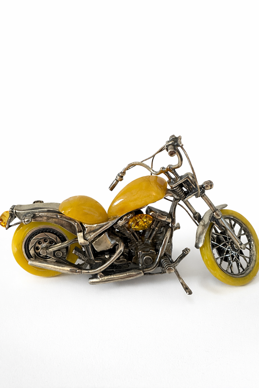 Amber Sterling Silver Harley